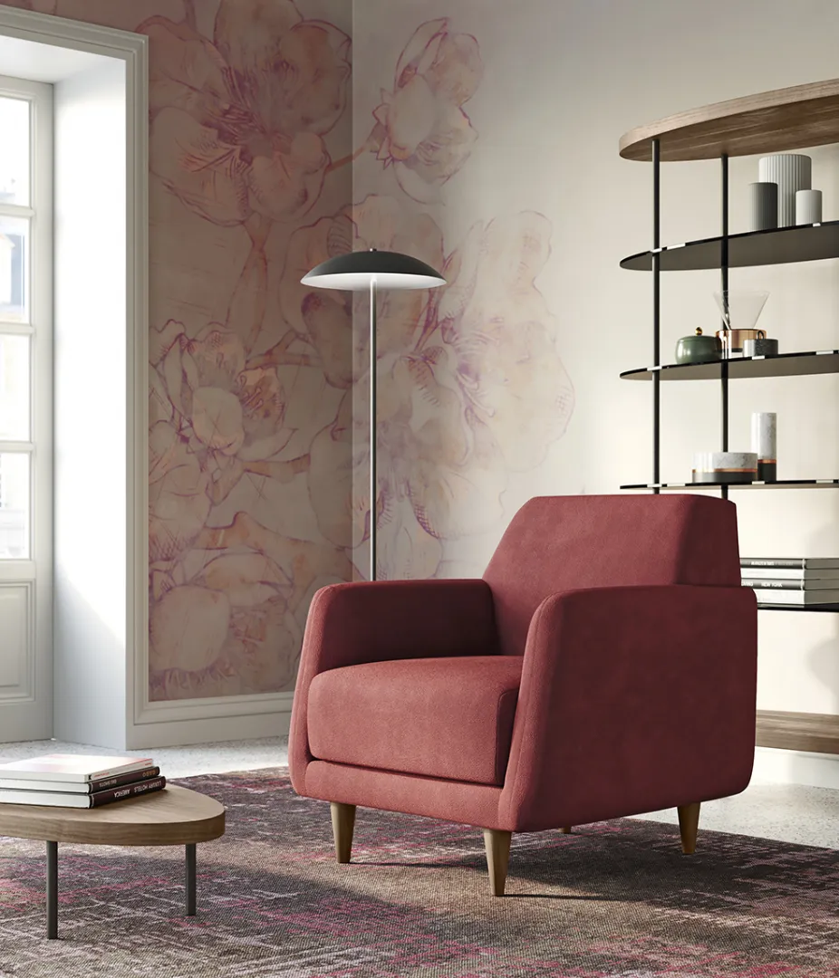 poltroncina contemporanea adele