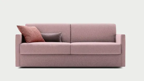 divano letto moderno rosa